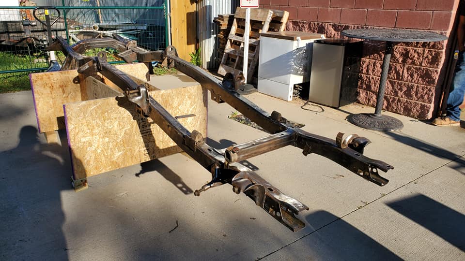Chassis Before Blasting