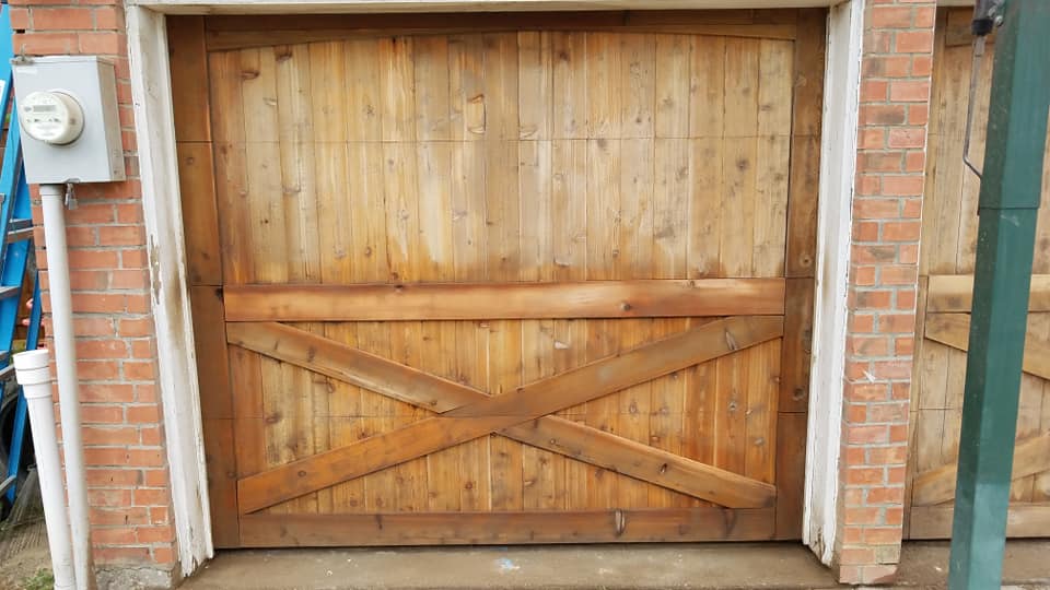 Before Wood Paint Removal