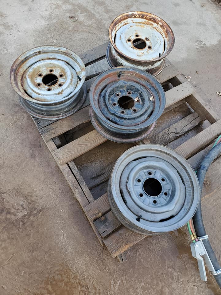 Rusty Tire Spokes